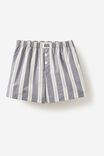 Kelce Short Sleeve Pyjama Set, STEEL/PJ STRIPE - alternate image 4