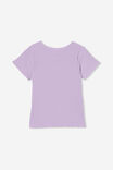 Camiseta - Raya Rib Baby Tee, LILAC DROP RIB - vista alternativa 3
