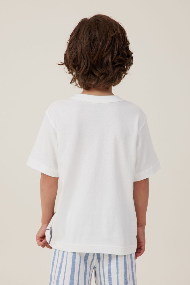 Camiseta - Jonny Short Sleeve Print Tee, VANILLA/NEXT LEVEL SOCCER