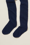 Solid Tights, NAVY - alternate image 2