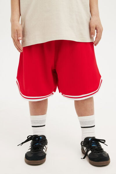 Braxton Basketball Short, VARSITY RED