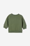 Moletom - Alma Drop Shoulder Sweater, SWAG GREEN/RHINO & DINO - vista alternativa 3