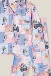 Laila Long Sleeve Pyjama Set Licensed, LCN BLU ZEPHYR/BLUEY PATCHWORK - alternate image 2