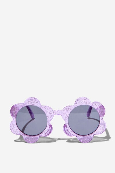 Kids Daisy Sunglasses, LILAC DROP GLITTER