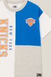 License Quinn Short Sleeve Tee, LCN NBA VANILLA/NEW YORK KNICKS COLOUR BLOCK - alternate image 2