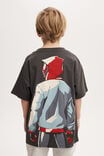 Spiderman Drop Shoulder Short Sleeve Tee, LCN MAR PHANTOM/SPIDERMAN MILES MORALES - alternate image 3