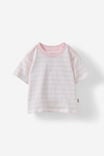 Jamie Short Sleeve Tee, BALLERINA/VANILLA RILEY STRIPE - alternate image 1