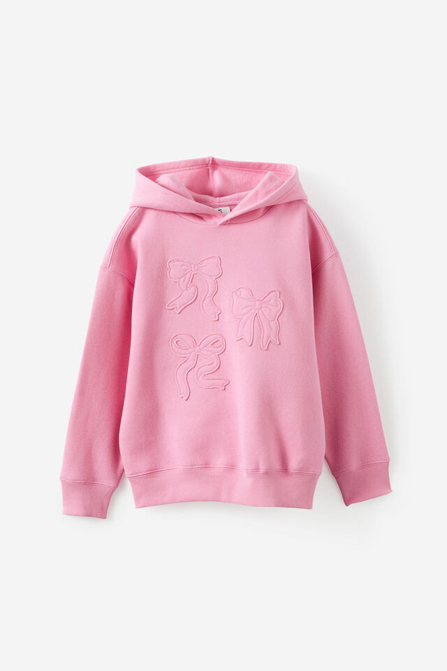 Sammy Oversized Hoodie, STRAWBERRY MILK/BOW
