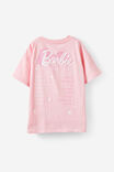 License Drop Shoulder Short Sleeve Tee, LCN MAT BARBIE WORLD TOUR/BLUSH PINK - alternate image 3