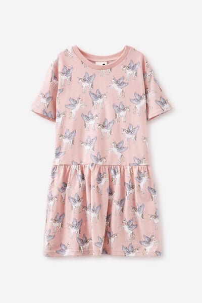 Willow Short Sleeve Dress, ZEPHYR/PEGASUS