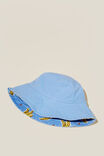 Kids Reversible Bucket Hat, DUSK BLUE/BANANAS - alternate image 3