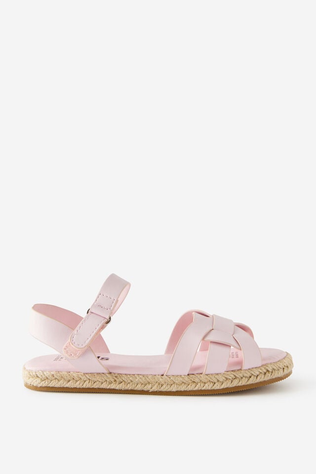 Kids Strappy Sandal, TEA PARTY PINK