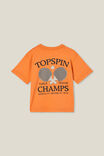 Camiseta - Jonny Short Sleeve Print Tee, DUSTY CLAY/TOPSPIN CHAMPS - vista alternativa 3
