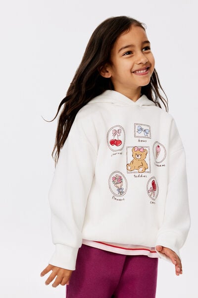 Sammy Oversized Hoodie, VANILLA/SWEET THINGS