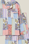 Laila Long Sleeve Pyjama Set, VANILLA/PATCHWORK FLORAL - alternate image 2