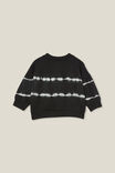 Moletom - Alma Drop Shoulder Sweater, PHANTOM/LINEAR TIE DYE - vista alternativa 3