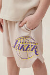 License Basketball Short, LCN NBA RAINY DAY/LA LAKERS - alternate image 4