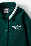 Caleb Coaches Bomber Jacket, PINE TREE GREEN - alternate image 2