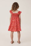 Amy Tiered Dress, CAPSICUM/ELODIE FLOWER STAMP - alternate image 3