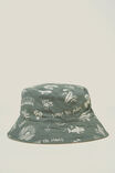 Kids Reversible Bucket Hat, SURFIN/SWAG GREEN - alternate image 1