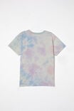 Poppy Short Sleeve Graphic Print Tee, BLUSH PINK/BARBER BLUE TIE DYE - alternate image 3