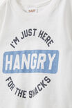 Jamie Short Sleeve Graphic Print Tee, VANILLA/HANGRY - alternate image 2