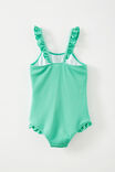 Heather One Piece, FRESH GREEN CRINKLE - alternate image 3