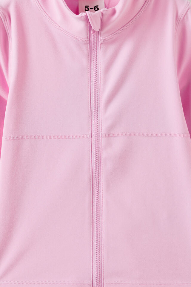 Soft Stretch Active Zip-Up Jacket, PALE VIOLET