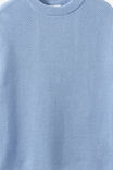 Oversized Knit Tshirt, CLOUD BLUE - example image 3