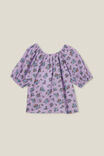 Willow Short Sleeve Top, LILAC DROP/AVA DITSY - alternate image 3