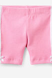 Baby Essential Rib Bike Shorts, STRAWBERRY MILK - example image 2