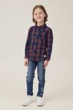 Rugged Long Sleeve Shirt, IN THE NAVY/HERITAGE RED PLAID - alternate image 4