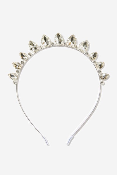 Tiara De Cabelo - Luxe Headband, SILVERY/GEMMIE TIARA