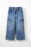 Super Baggy Jean, BLUE HAVEN MID BLUE/CARGO - example image 2