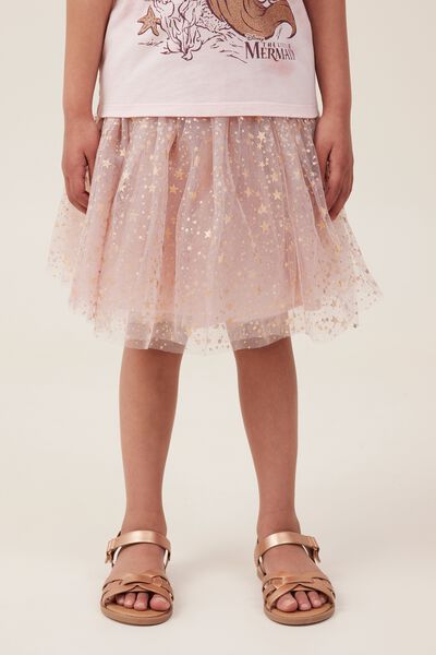Trixiebelle Dress Up Skirt, DUSTY PINK/STARS