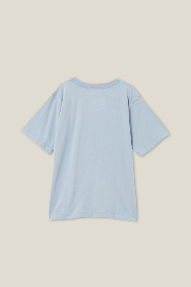 Jono Short Sleeve Print Tee, DUSTY BLUE/MAMA S BOY