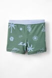 Billy Boyleg Swim Trunk, SWAG GREEN/BEACH - alternate image 1