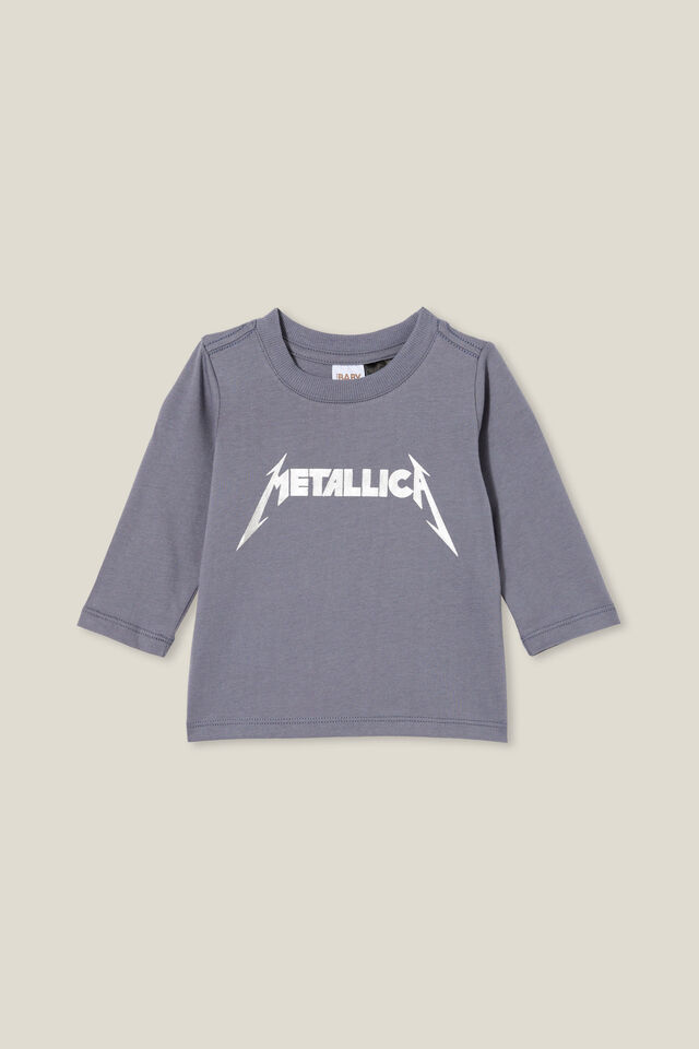 Camiseta - Jamie Long Sleeve Tee-Lcn, LCN PRO STEEL/METALLICA FOIL