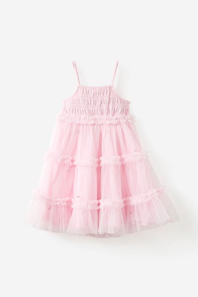 Embellished Dress Up Dress, BALLET PINK
