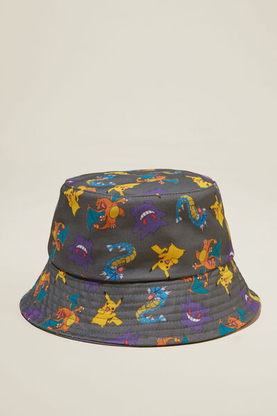 Kids Licensed Bucket Hat, LCN POK POKEMON/SWAG GREEN
