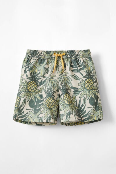 Short - Bailey Board Short, RAINY DAY/PINEAPPLE PALM