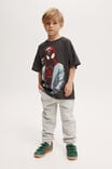 Spiderman Drop Shoulder Short Sleeve Tee, LCN MAR PHANTOM/SPIDERMAN MILES MORALES - alternate image 2