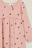 Vestido - Savannah Long Sleeve Dress, ZEPHYR/HEARTS - vista alternativa 2