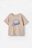 Jamie Short Sleeve Graphic Print Tee, RAINY DAY/CUTEST LITTLE DUDE - alternate image 1