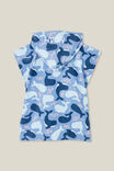 Baby Hooded Towel - Personalised, DUSK BLUE/WHALES FRIENDS - alternate image 4