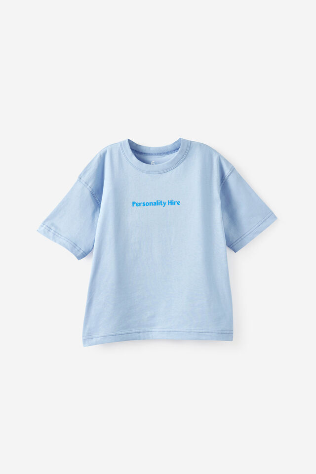 Essentials Short Sleeve Tee, CLOUD BLUE/PERSONALITY HIRE