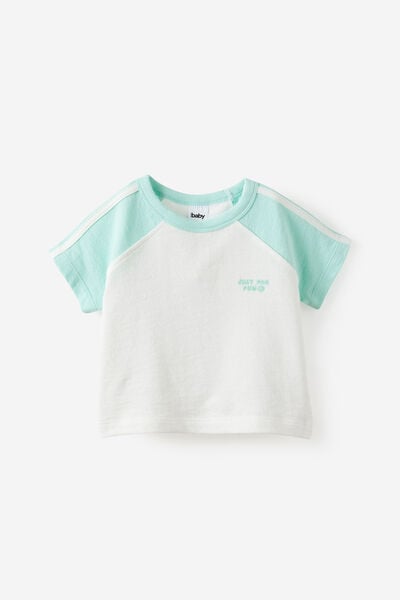 Baby Textured Tee, SEAGLASS/JUST FOR FUN