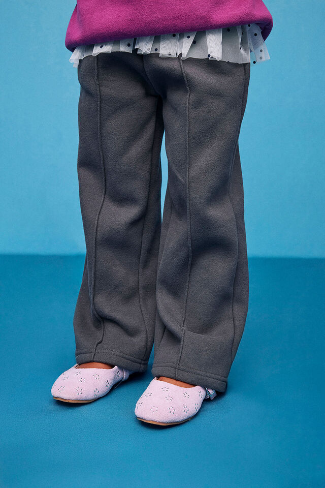 Sammy Wide Leg Trackpant, PHANTOM