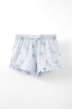 Stacey Flutter Short Sleeve Pyjama Set Licensed, LCN DIS MORNING BLUE/BALLET CINDERELLA - alternate image 4