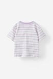 Jamie Short Sleeve Tee, VINTAGE LILAC/VANILLA RILEY STRIPE - alternate image 3